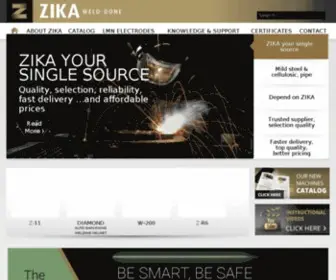 Zika-Welding.com(Zika Industries Ltd) Screenshot