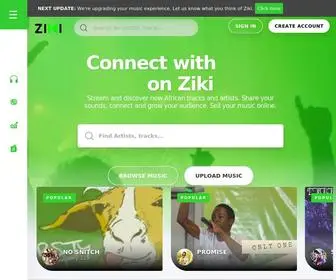 Ziki.co.ke(Discover and share African sounds for FREE) Screenshot