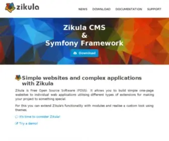 Zikula.de(Zikula CMS) Screenshot