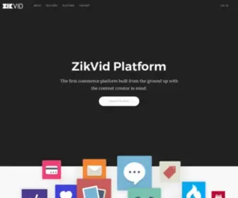 Zikvid.com(Platform) Screenshot