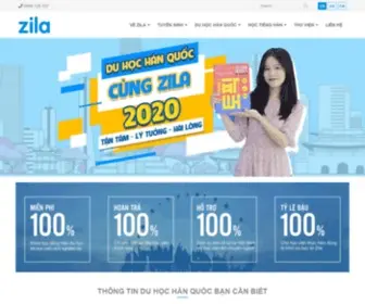 Zila.com.vn(Top #1 Trung tâm dẫn đầu về tư vấn đi du học Hàn Quốc tại TP. HCM) Screenshot