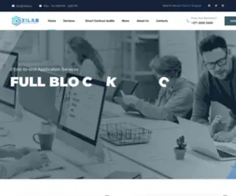 Zilab.co(Cryptocurrency Development Services and Solutions) Screenshot