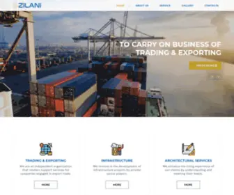 Zilaniint.com(Zilani International Trading) Screenshot