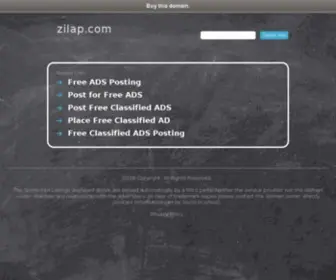 Zilap.com(Free classified advertising for cars) Screenshot