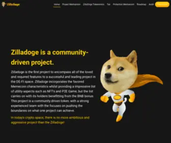 Zilladoge.com(A TRADING SUPER PLATFORM AND A FINANCIAL SUPPLY FOR BUSINESS) Screenshot