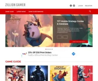 Zilliongamer.com(Your game guide) Screenshot