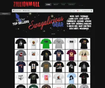 Zillionmall.com(T Shirt Website) Screenshot