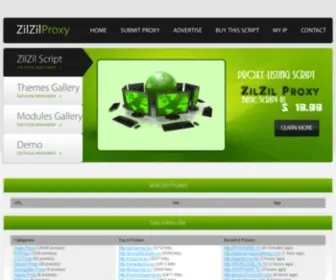 Zilzilproxy.com(Zilzil proxy) Screenshot