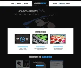 Zimagear.com(Custom Sportswear) Screenshot