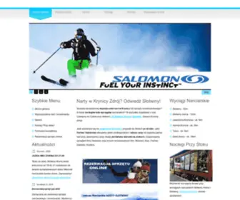 Zimawkrynicy.pl(Zima w Krynicy) Screenshot