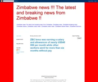 Zimbabwelatestnews.com(Zimbabwe news) Screenshot