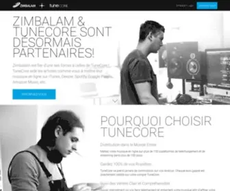 Zimbalam.fr(Distribution numérique) Screenshot