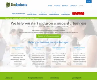 Zimbusiness.co.zw(Starting and growing your business in Zimbabwe) Screenshot