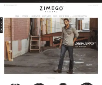 Zimegoapparel.com(Men's Henley Shirts & Women's Crop Top for Summer and Winter) Screenshot