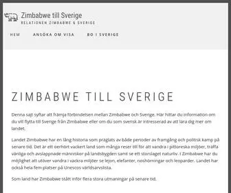 Zimembassy.se(Zimbabwe till Sverige) Screenshot