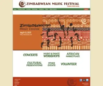 Zimfest.org(Three days of Zimbabwean) Screenshot