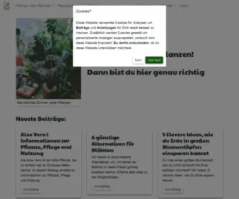 Zimmer-Pflanzen.com(Zimmer Pflanzen) Screenshot