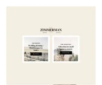 Zimmermanevents.com(Arkansas Wedding Planner Florist) Screenshot