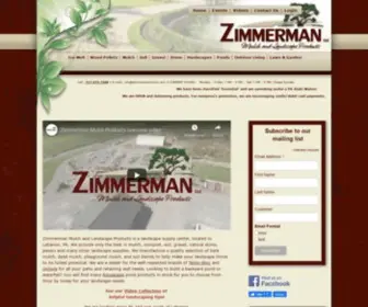 Zimmermanmulch.com(Mulch, Soil, & Gravel Landscape Center in Lebanon, PA) Screenshot
