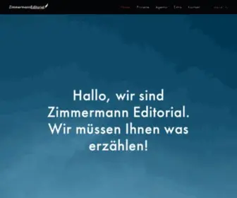 Zimmermanneditorial.de(Zimmermann Editorial) Screenshot