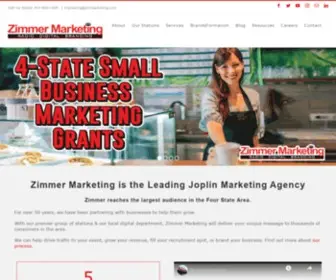 Zimmermarketing.com(Joplin Marketing Agency and Radio) Screenshot