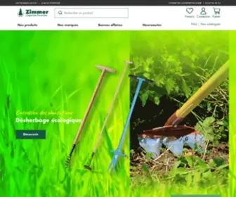 Zimmersa.com(Vente de tout le matériel pour les professionnels et passionnés de la forêt) Screenshot