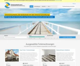 Zimmersuche24.com(Unterkunft Verzeichnis f) Screenshot