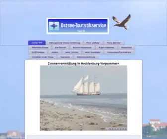 Zimmervermittlungkuehlungsborn.eu(Ferienwohnungen Ostsee Zimmervermittlung) Screenshot