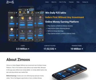 Zimoos.com(Win Big) Screenshot