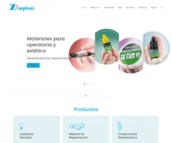 Zimplant.com(Inicio) Screenshot