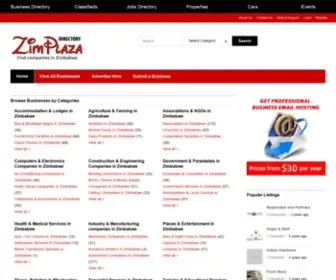 Zimplaza.co.zw(Zimbabwe Business Directory) Screenshot