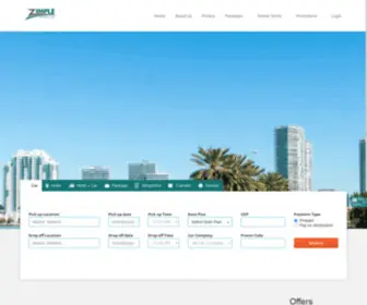 Zimplecars.com(Car Rental and Hotel Discouts) Screenshot
