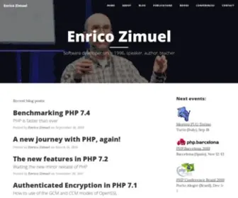 Zimuel.it(Enrico Zimuel) Screenshot