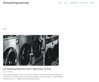 Zimwashingmachines.com(Zimwashingmachines) Screenshot