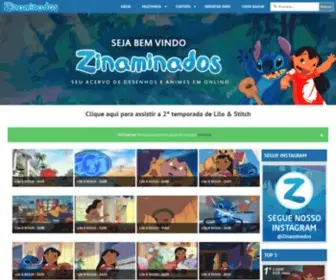 Zinaminados.com(Seu acervo de desenhos e animes) Screenshot