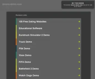 Zinavo-Demo.com(Zinavo Technologies) Screenshot