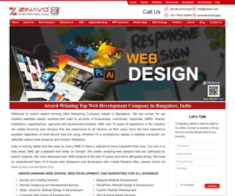 Zinavo.com(Website Designing Company in Bangalore) Screenshot