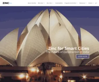 Zinc.org.in(Zinc.org India) Screenshot