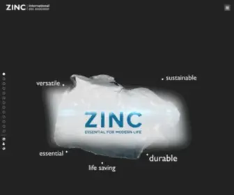Zinc.org(International Zinc Association) Screenshot