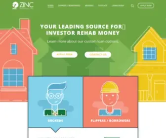 ZincFinancial.com(ZINC Financial) Screenshot