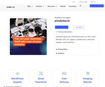 Zindotech.com(Zindo) Screenshot
