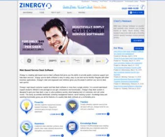 Zinergy.com(Service Desk Software) Screenshot