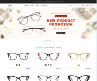 Zinff.com(Glasses Online) Screenshot