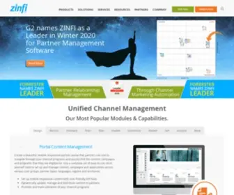 Zinfi.com(ZINFI’s Unified Channel Management) Screenshot