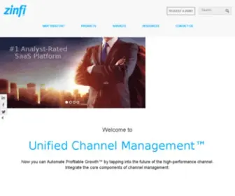 Zinfi.net(Zinfi’s unified channel management is a cloud) Screenshot