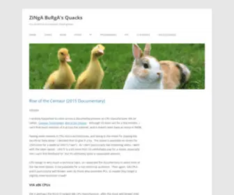 Zingaburga.com(ZiNgA BuRgA's Quacks) Screenshot