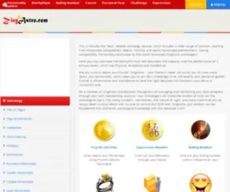Zingastro.com(Free Horoscope) Screenshot