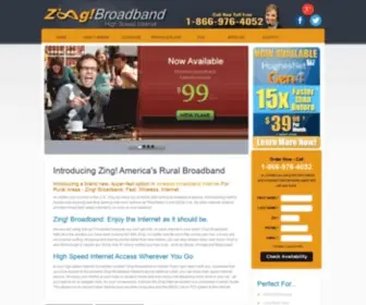 Zingbroadband.com(Zing) Screenshot