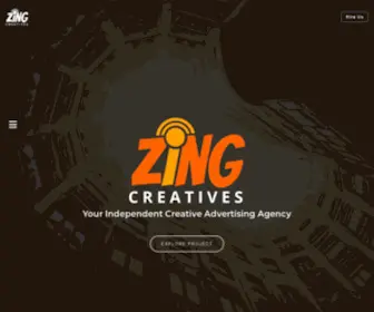 Zingcreatives.com(ZING Creatives) Screenshot