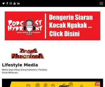 Zingganusantara.com(Lifestyle Media) Screenshot